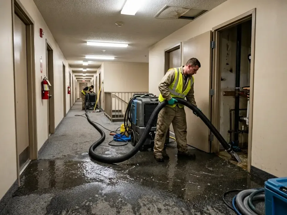 multi-unit-apartment-hallway-f-005 — frequently asked questions, Emergency Burst Pipe Water Extraction & Removal in Middlebu…